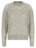 Gray Polyamide Cardigan
