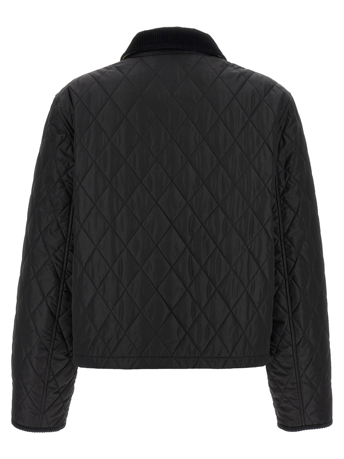 Black Polyamide Full-Length Jacket