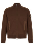 Brown Polyamide Cardigan