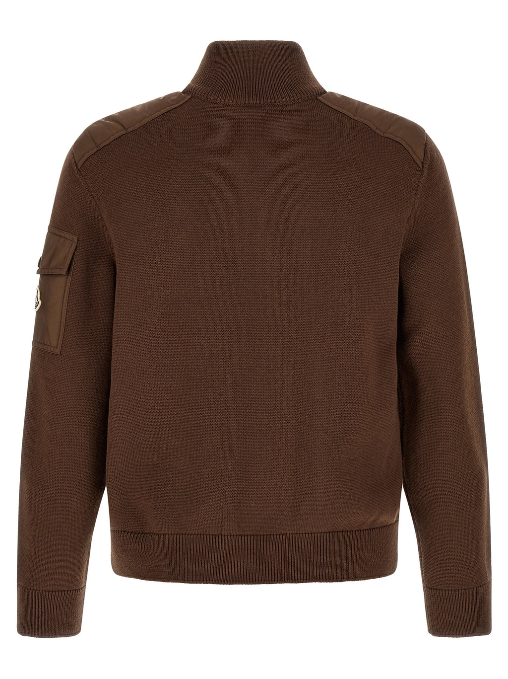 Brown Polyamide Cardigan