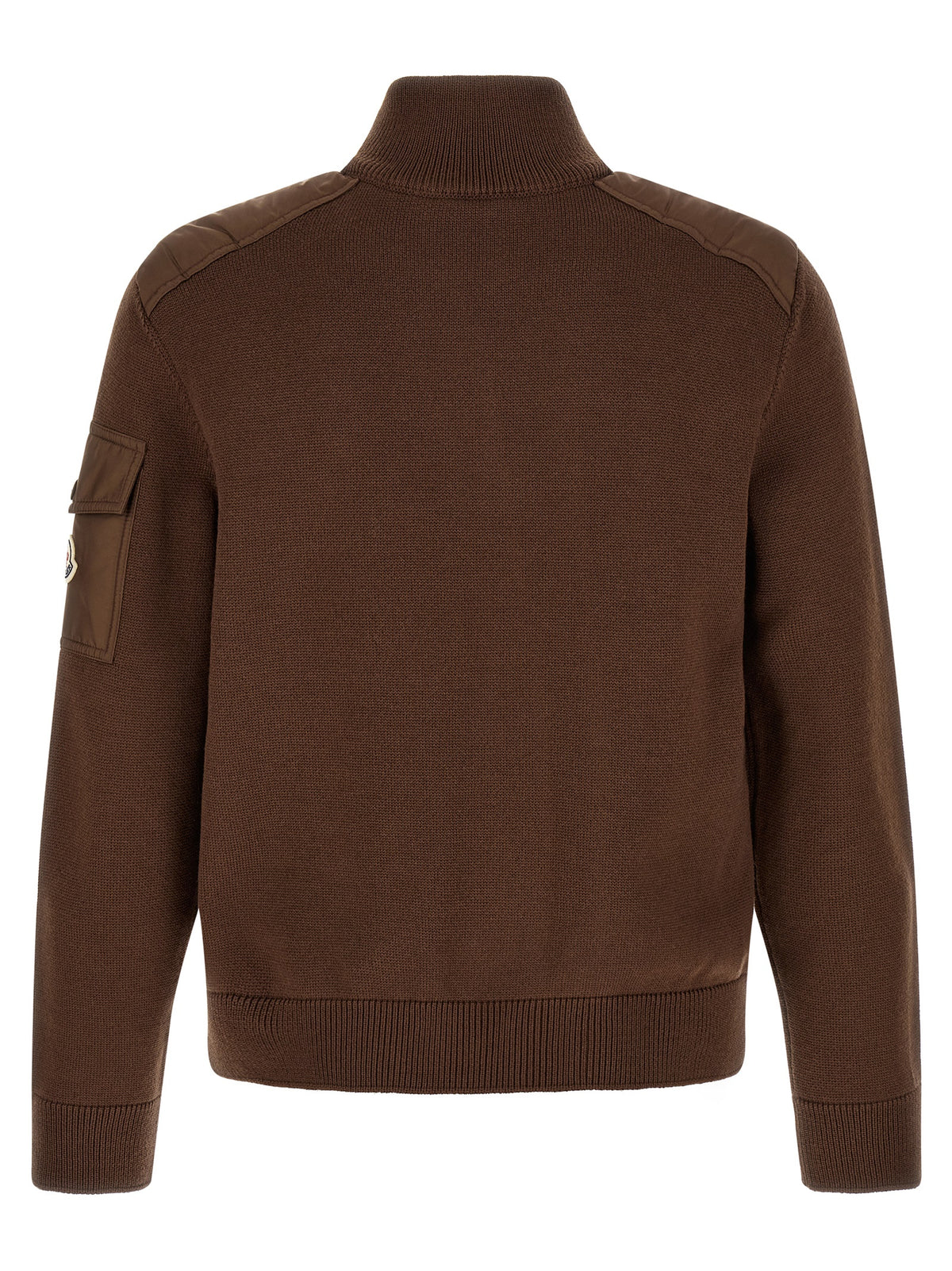 Brown Polyamide Cardigan