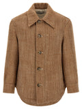 Brown Virgin Wool Jacket