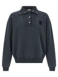 Blue Cotton Sweatshirt