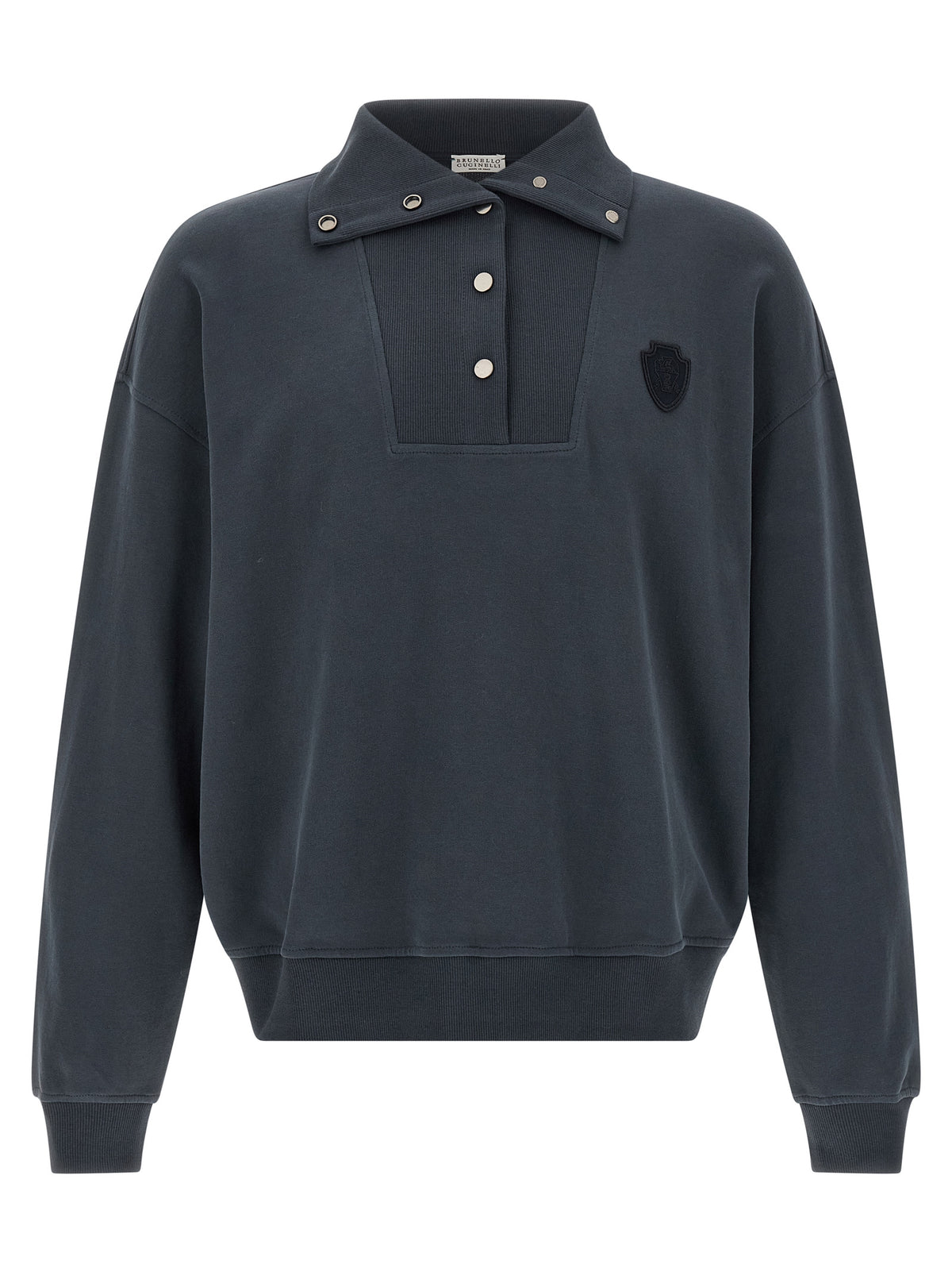 Blue Cotton Sweatshirt
