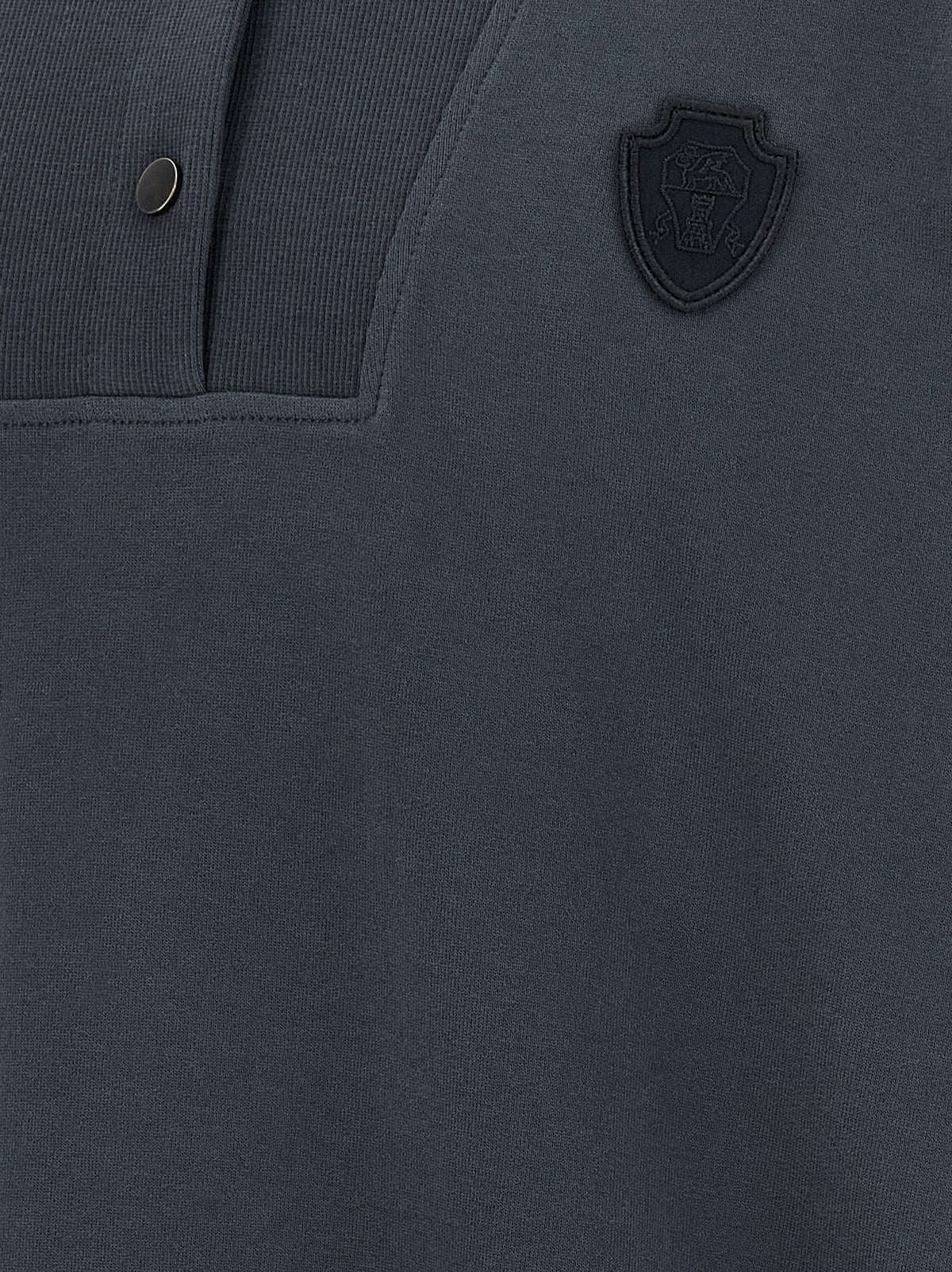 Blue Cotton Sweatshirt