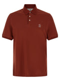Red Cotton Polo Shirt