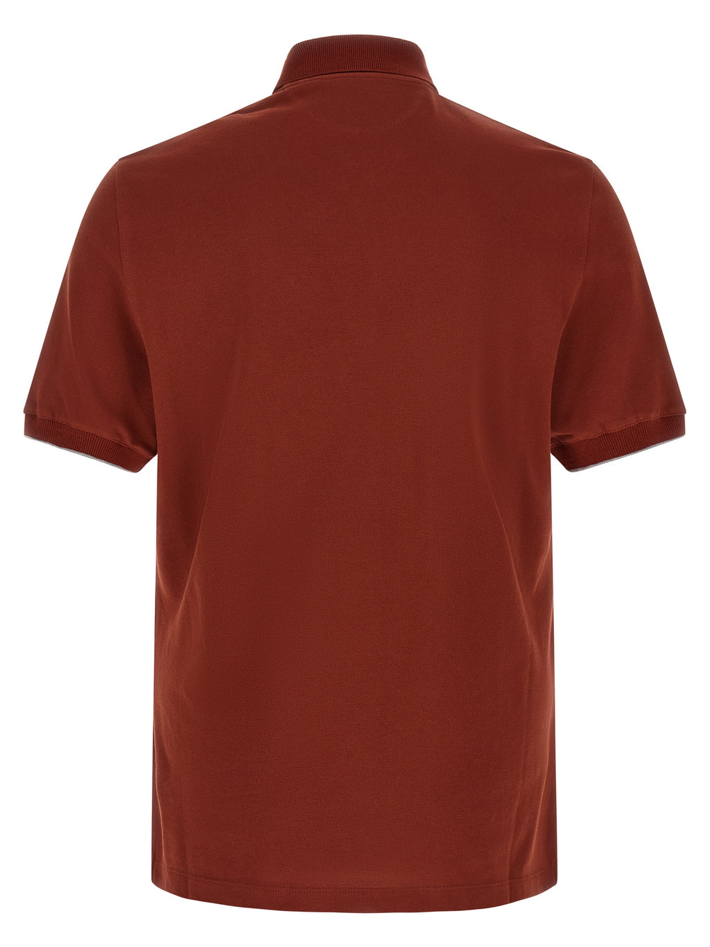 Red Cotton Polo Shirt