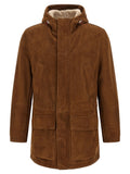 Brown Lamb Leather Leather Jacket