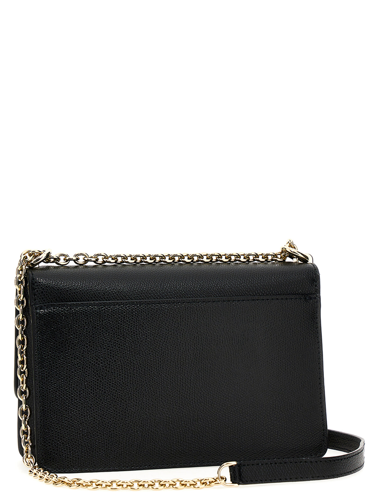 Black Leather Crossbody Bag