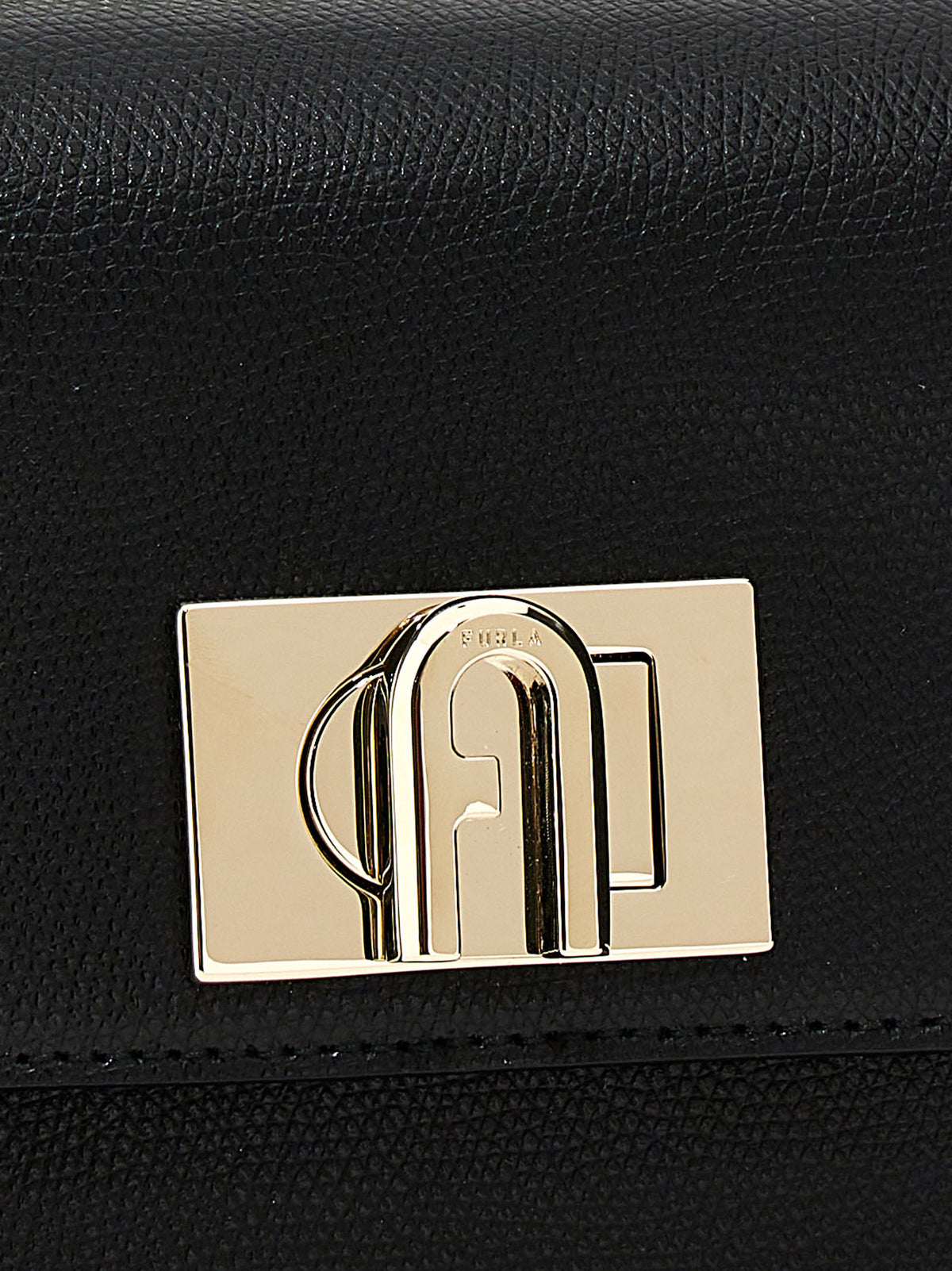Black Leather Crossbody Bag