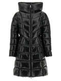 Black Polyamide Full-Length Jacket