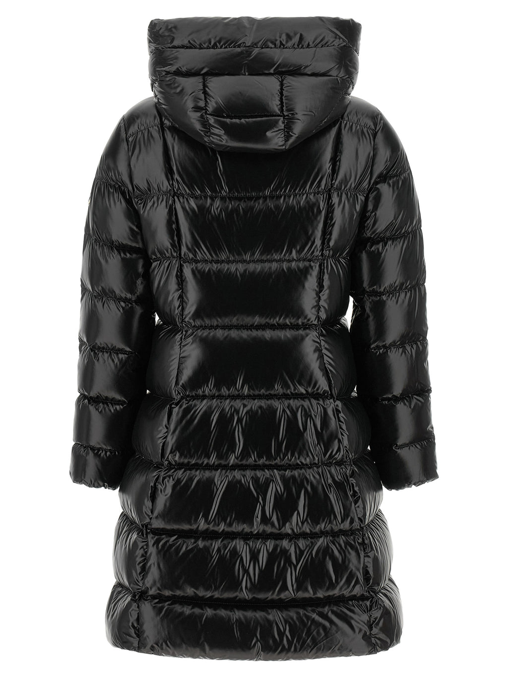 Black Polyamide Full-Length Jacket