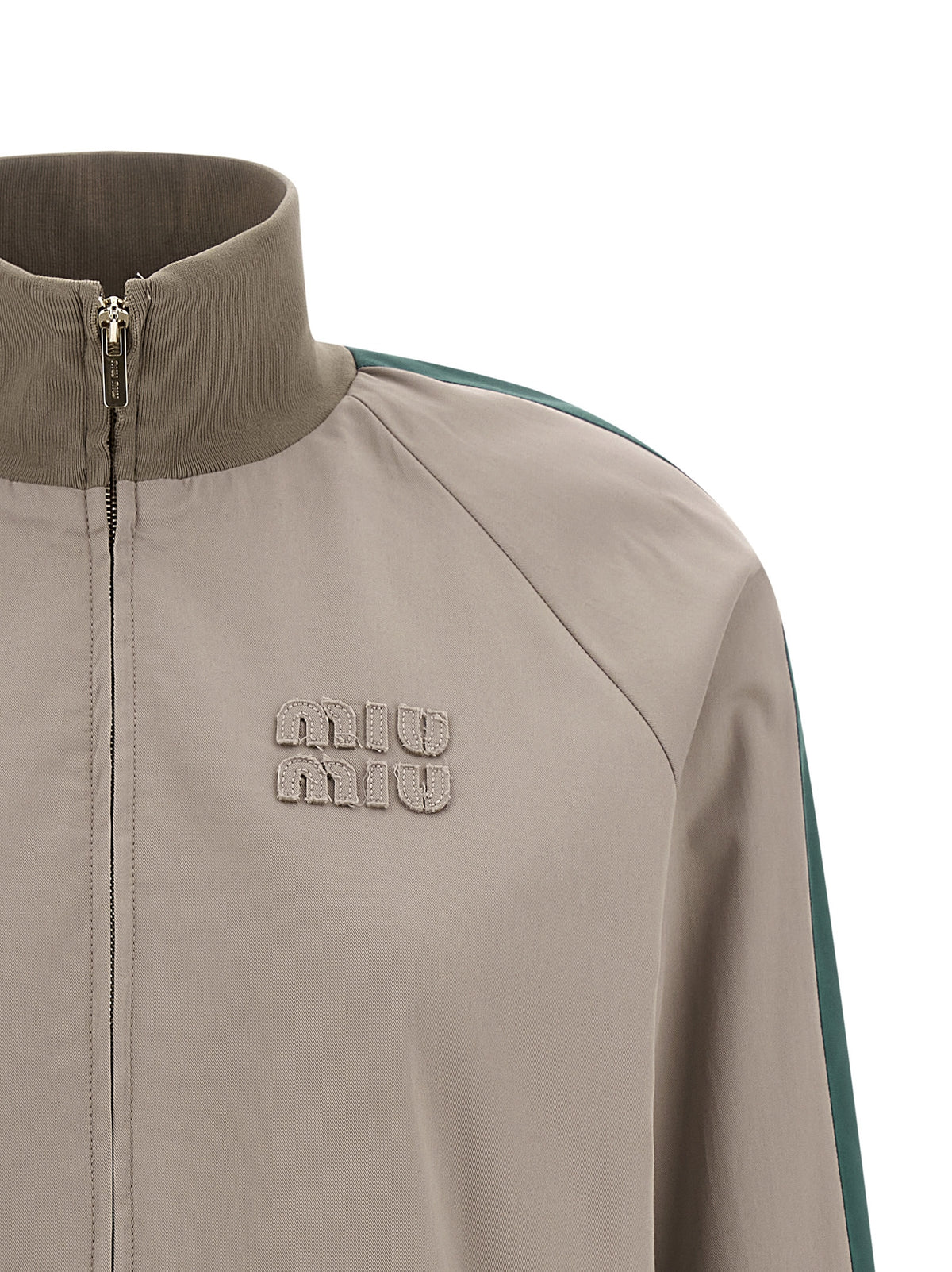 Gray Cotton Bomber
