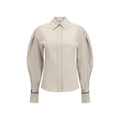 Beige Cotton Shirt
