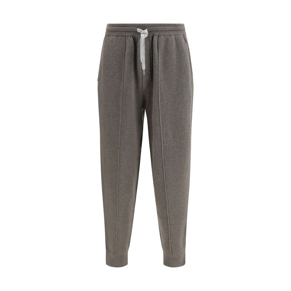 Bicolor Cashmere Joggers (Workout Pants)