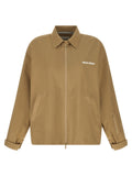 Beige Recycled Polyester Shell Jacket