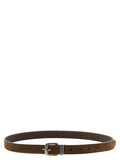 Brown Bull Skin Belt