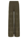 Bicolor Nylon Casual Pants
