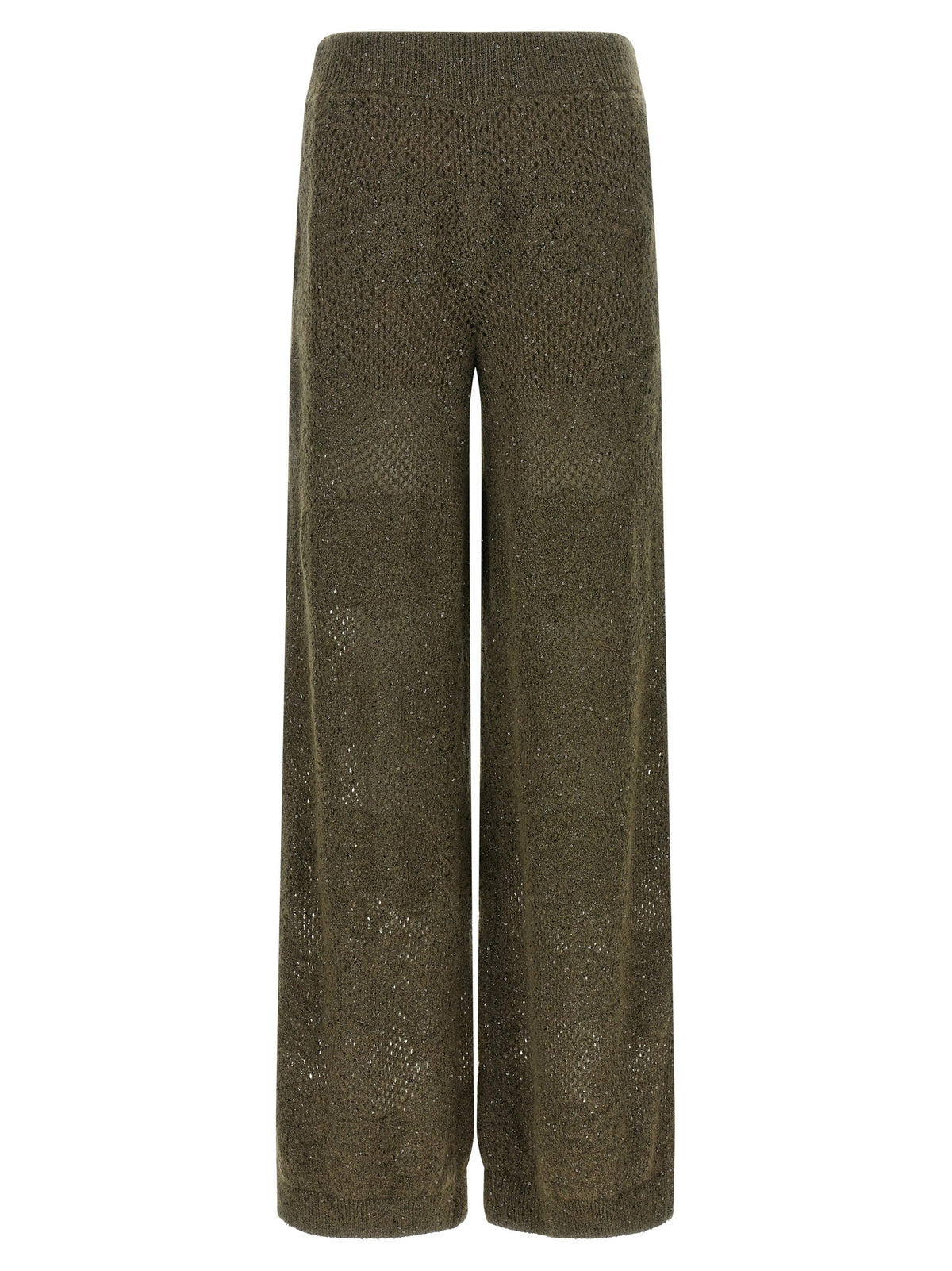 Bicolor Nylon Casual Pants
