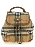 Beige Polyamide Backpack