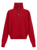 Red Wool Cardigan