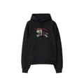 Black Cotton Hoodie