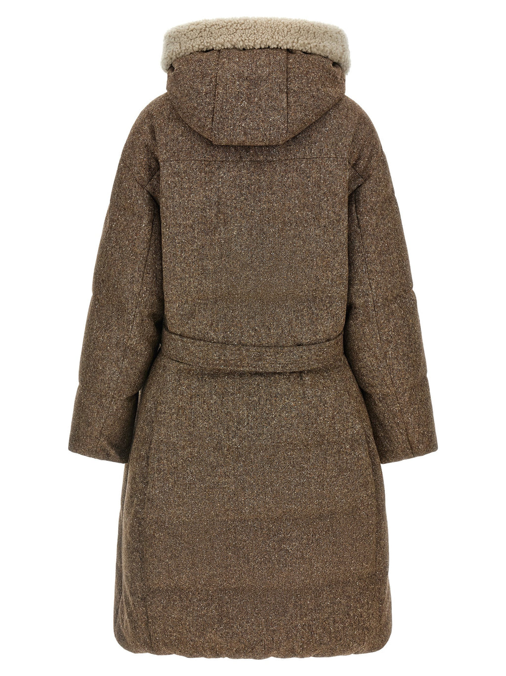 Brown Virgin Wool Coat