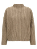 Beige Cashmere Cardigan