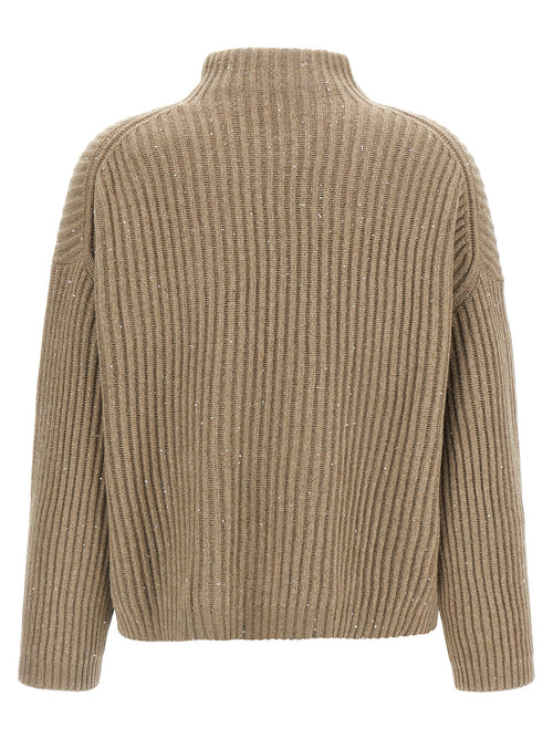 Beige Cashmere Cardigan