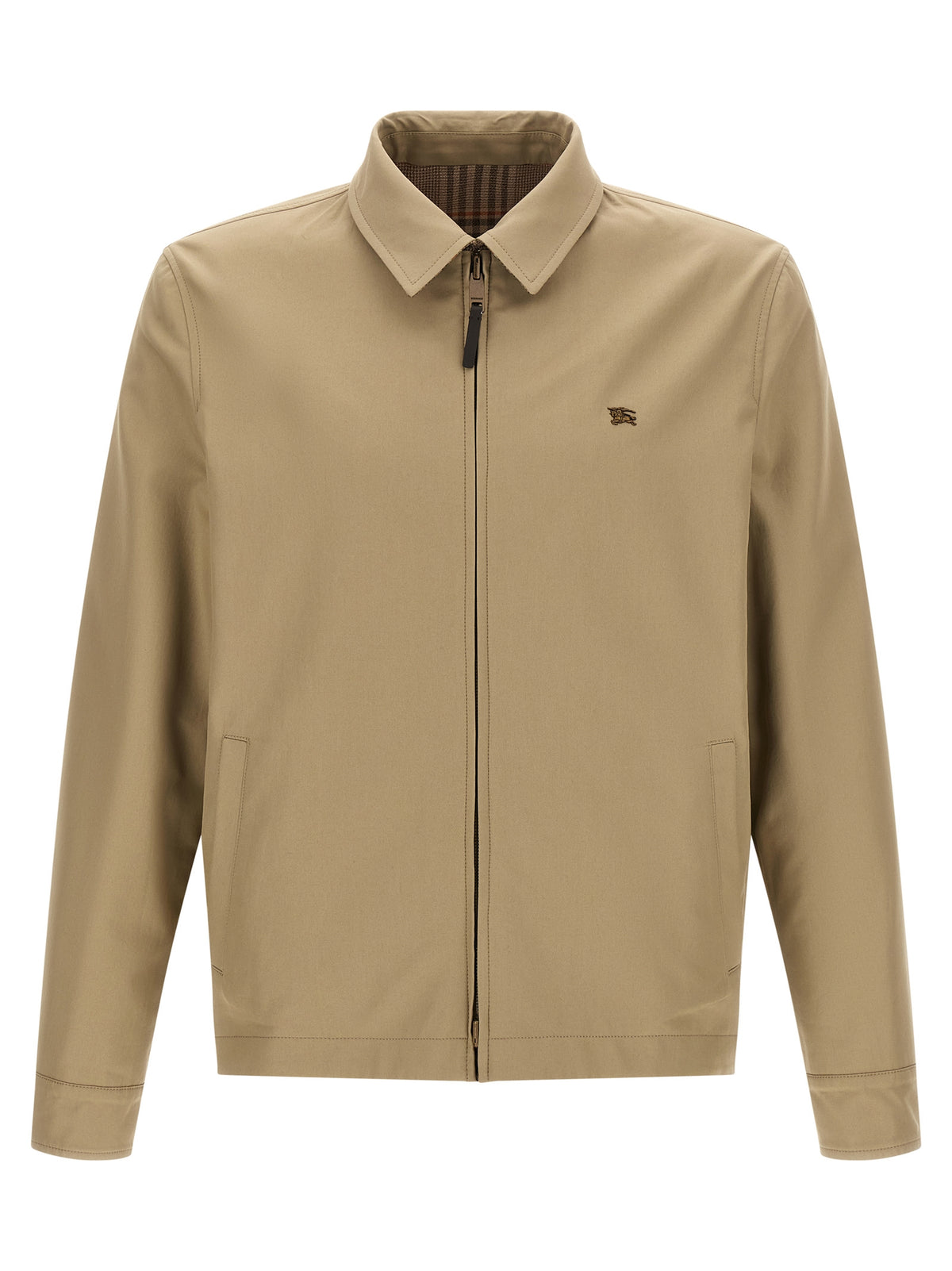 Beige Wool Shell Jacket