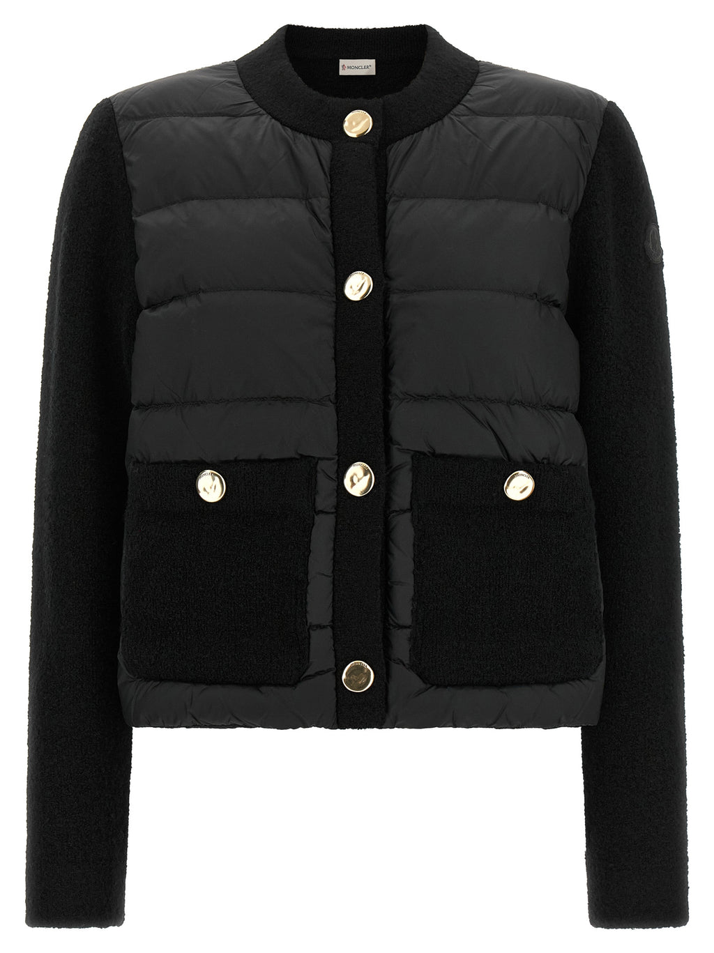 Black Polyamide Full-Length Jacket