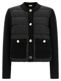 Black Polyamide Full-Length Jacket