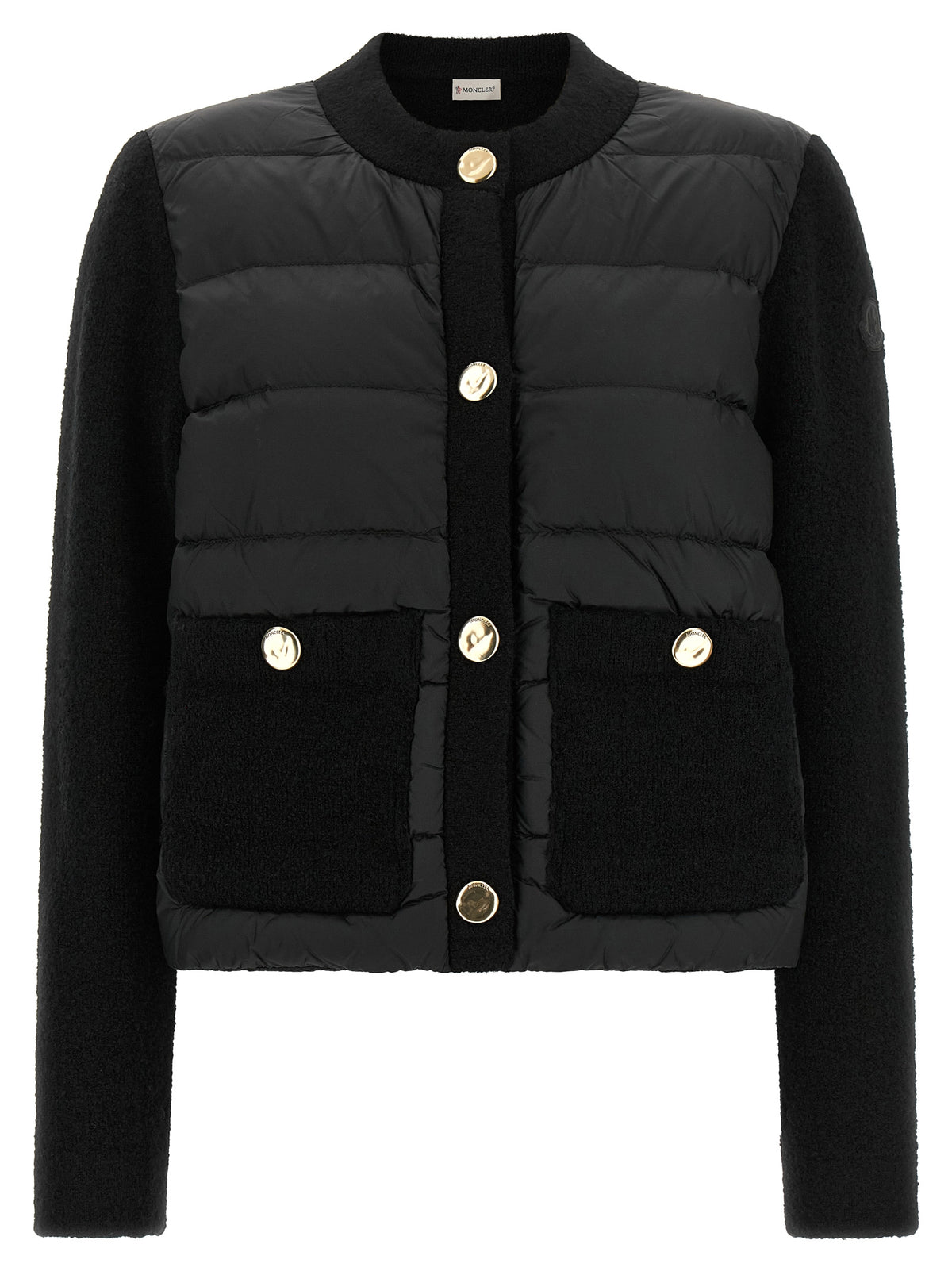 Black Polyamide Full-Length Jacket