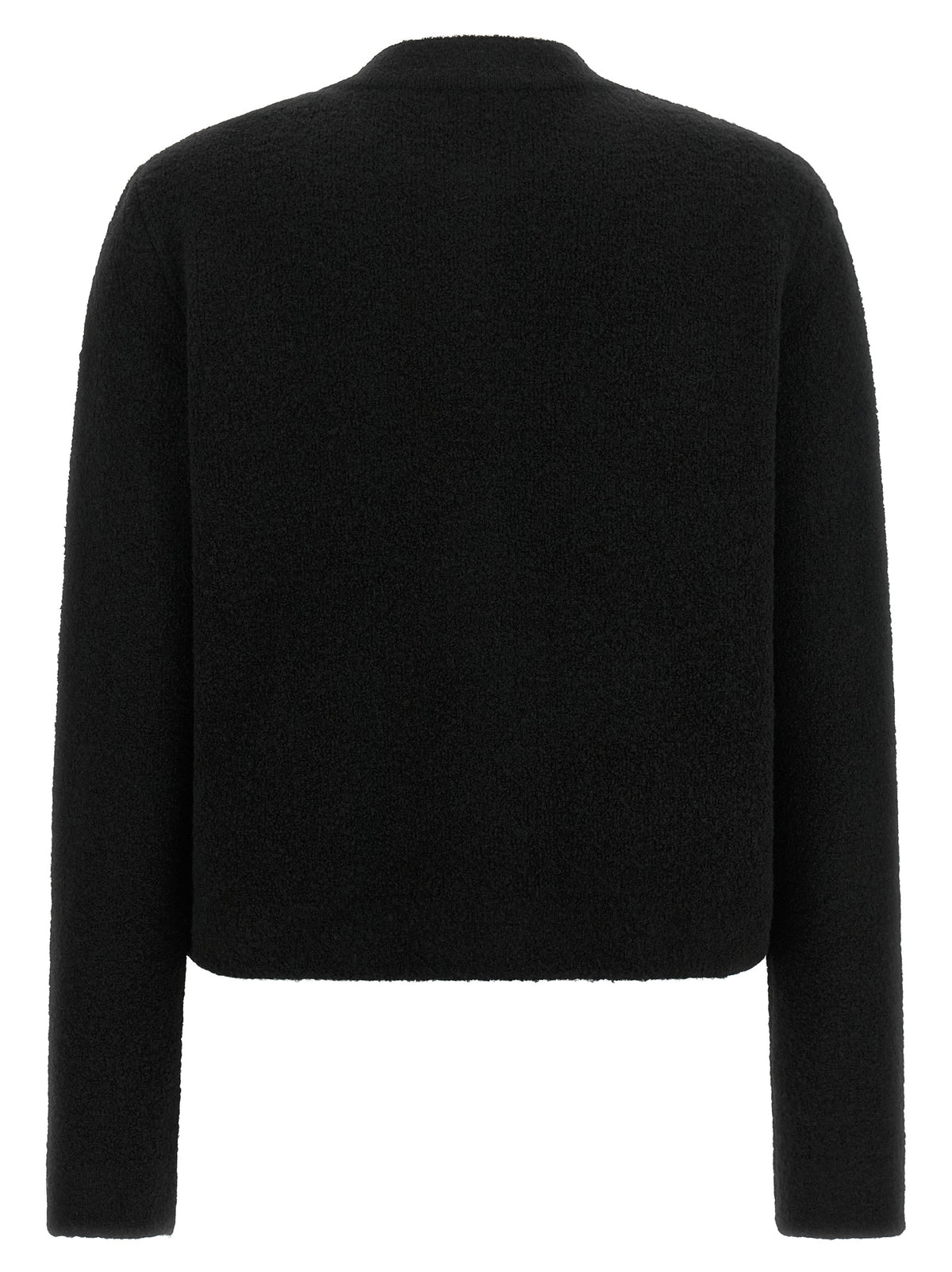Black Polyamide Full-Length Jacket