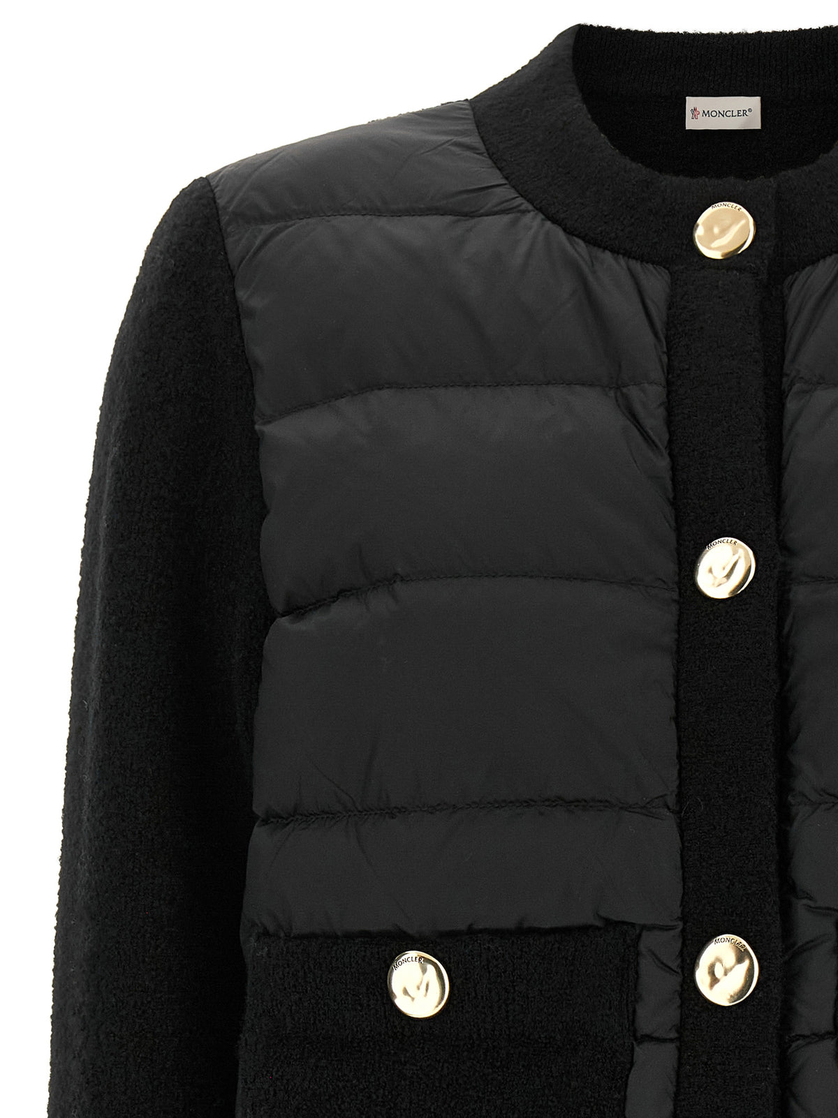 Black Polyamide Full-Length Jacket