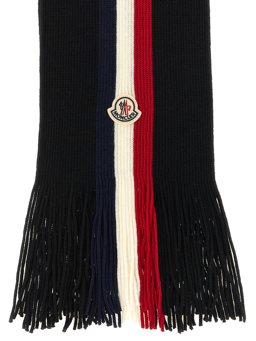 Black Virgin Wool Foulard