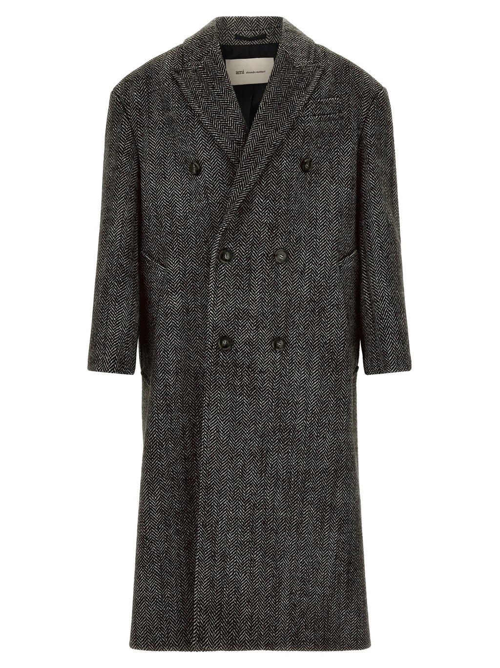 Black Virgin Wool Coat