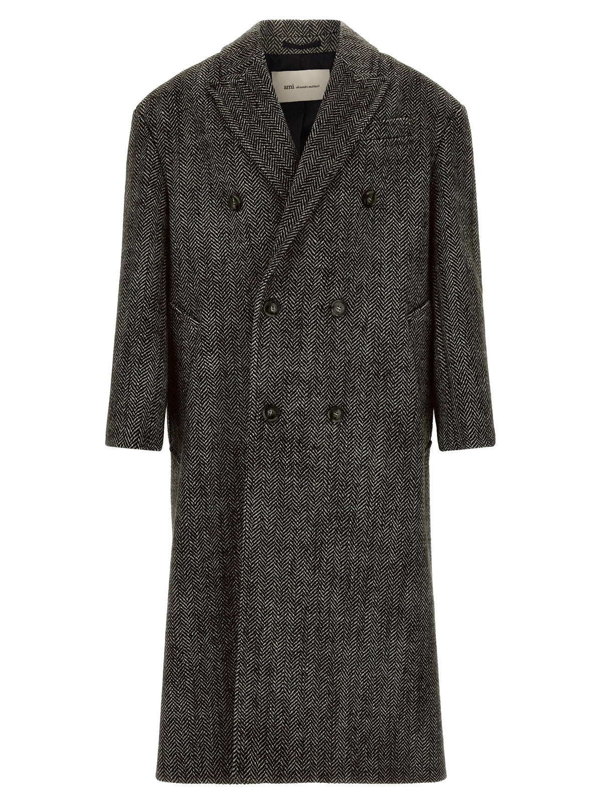 Black Virgin Wool Coat