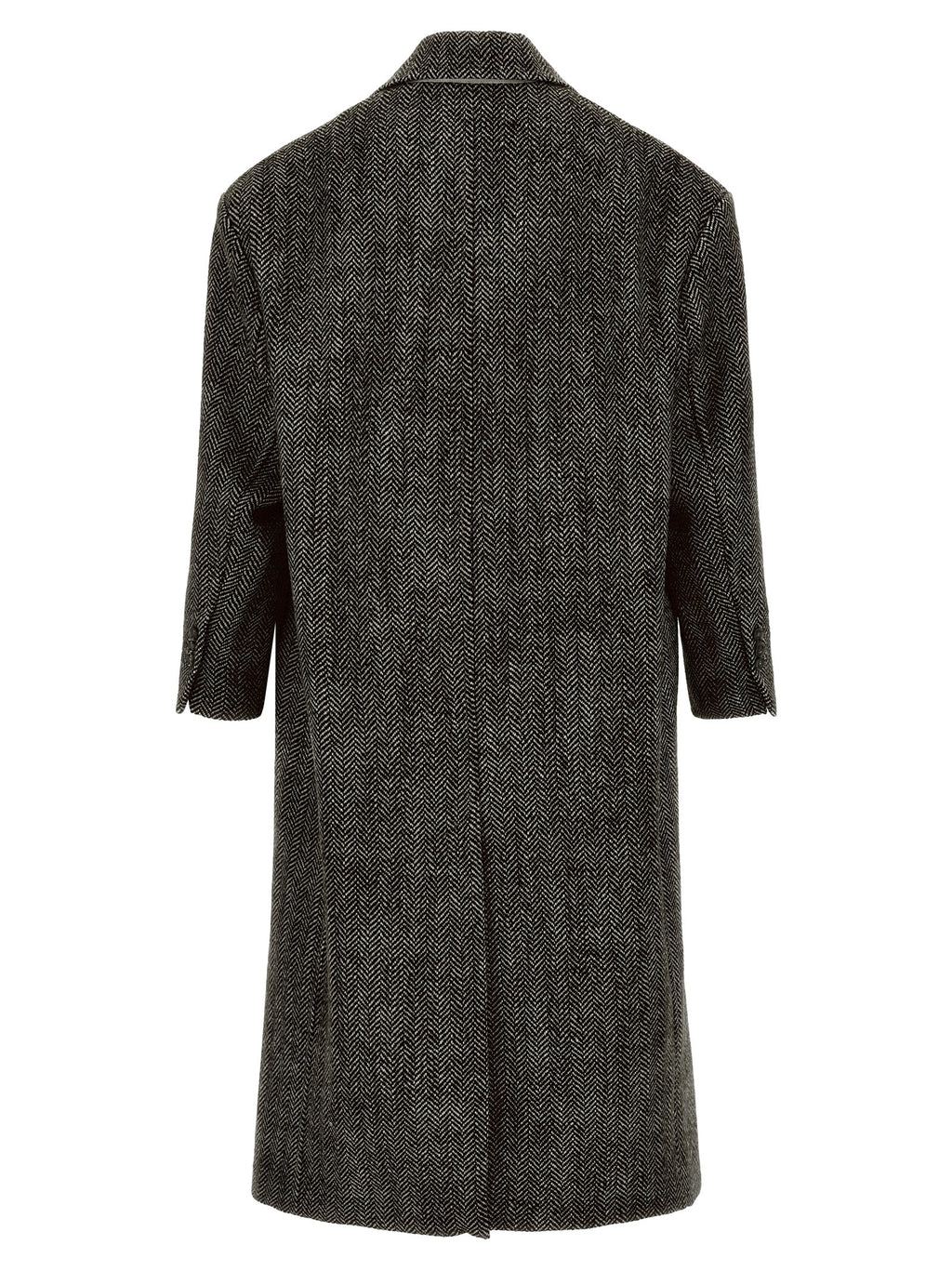 Black Virgin Wool Coat