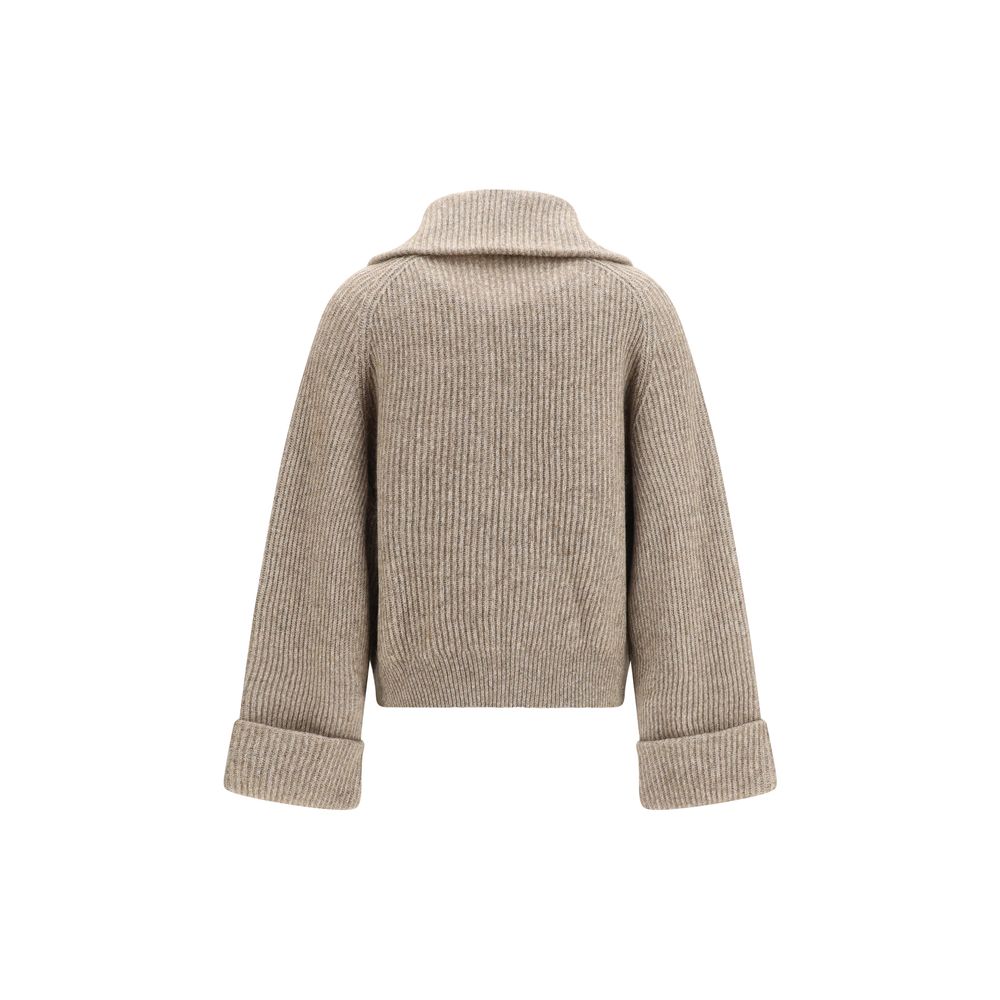 Beige Cashmere Sweater