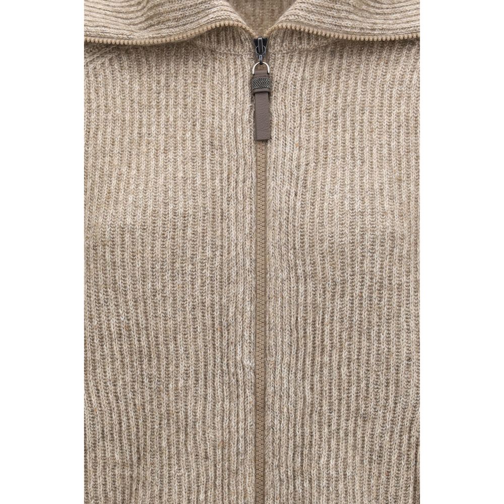 Beige Cashmere Sweater