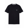 Black Cotton Men T-Shirt