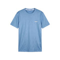 Light Blue Cotton Men T-Shirt