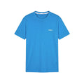 Light Blue Cotton Men T-shirt