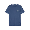 Blue Cotton Men T-shirt