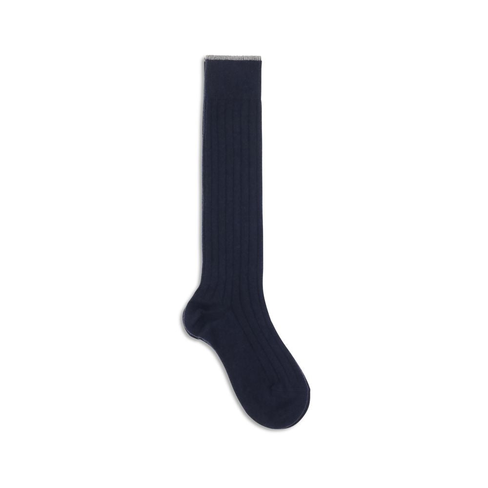 Blue Cashmere Socks