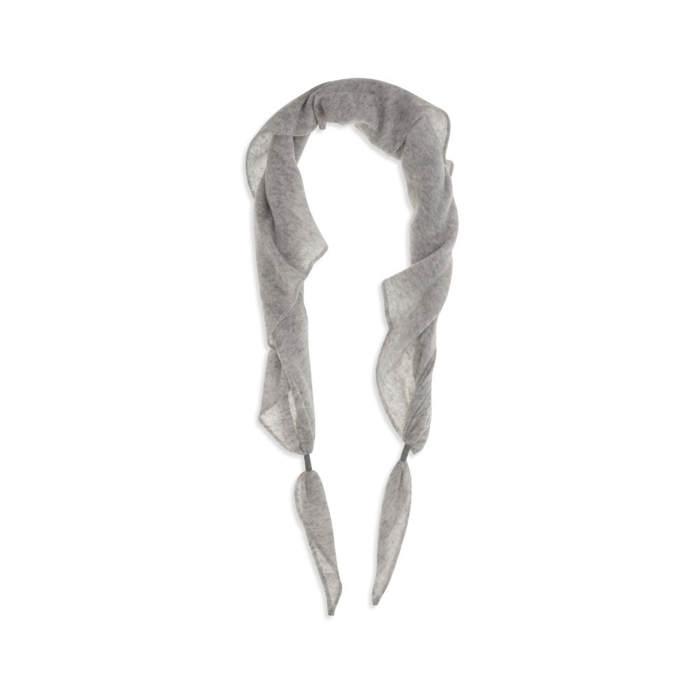 Gray Cashmere Foulard