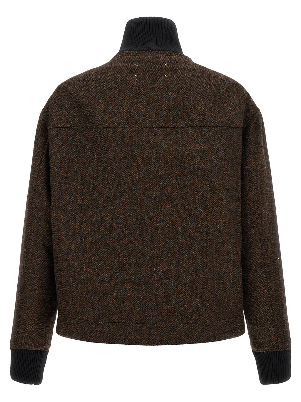 Brown Wool Bomber