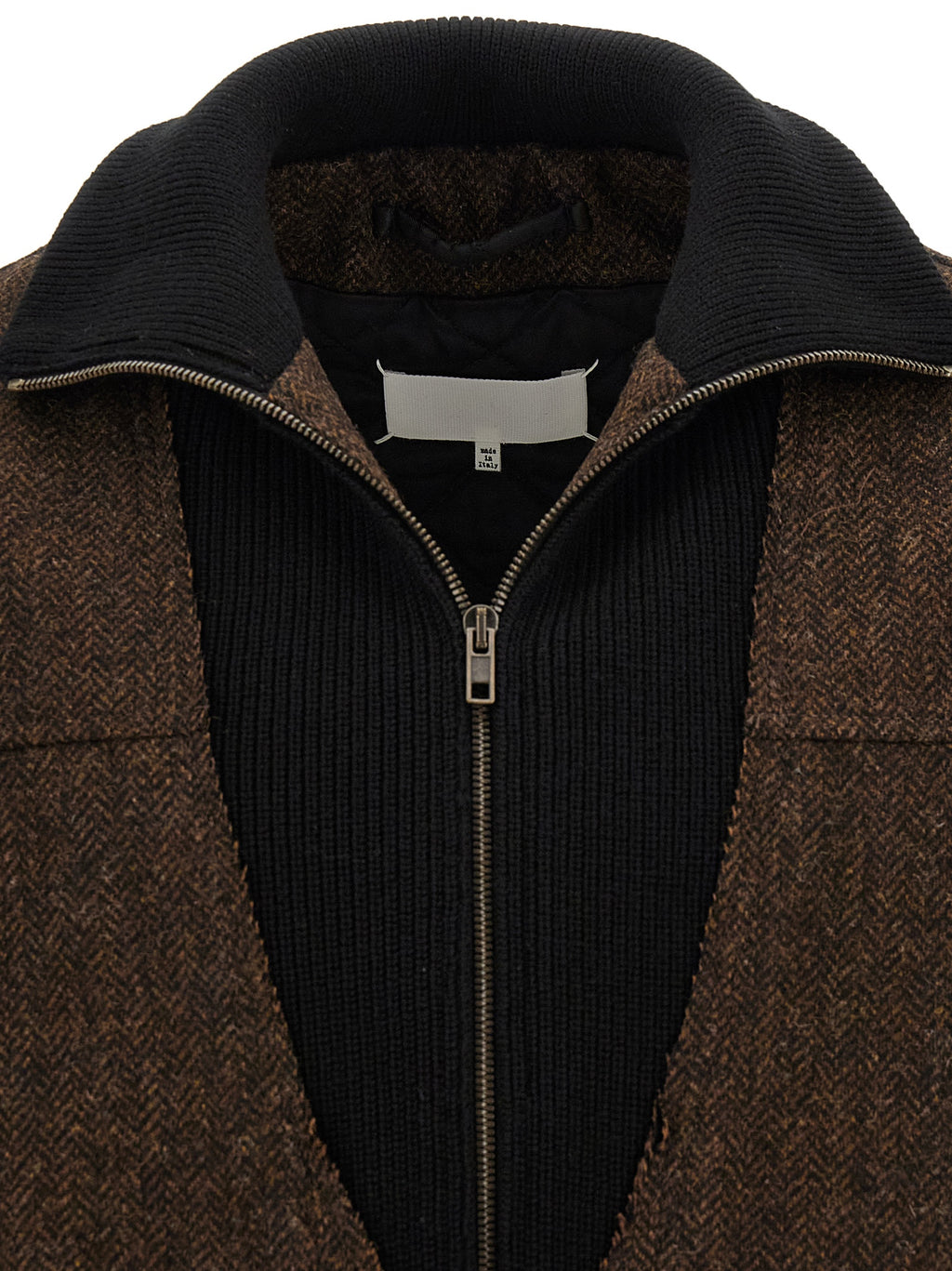 Brown Wool Bomber