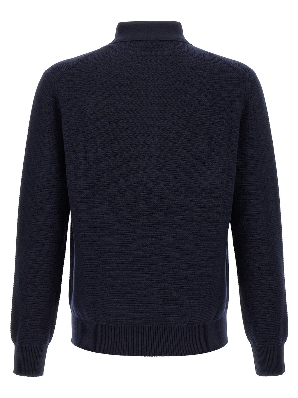 Blue Cashmere Polo Shirt
